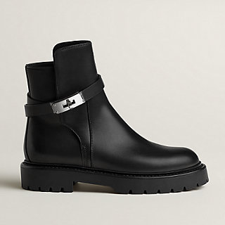 【HERMES　新品】ショートブーツ HERMES エルメス ブーツ ショートブーツ ヴォルヴェール60 黒